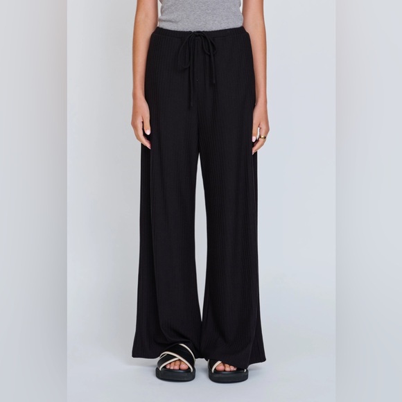 Apero Pants - Apero Ivy Ribbed Wide Leg Pant